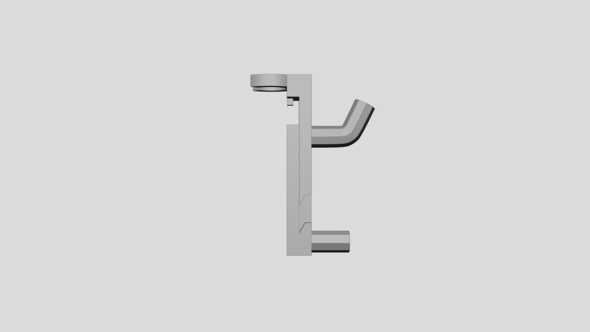 Hook Holder Cutter Precision 3d model