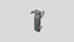 Hook Holder Cutter Precision 3d model