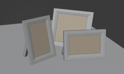 Micro Picture Frame for 5cm and Smaller Pictures 3d model