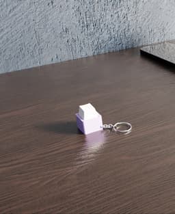 Keycap Fidget Clicker – Stress Relief Gadget 3d model