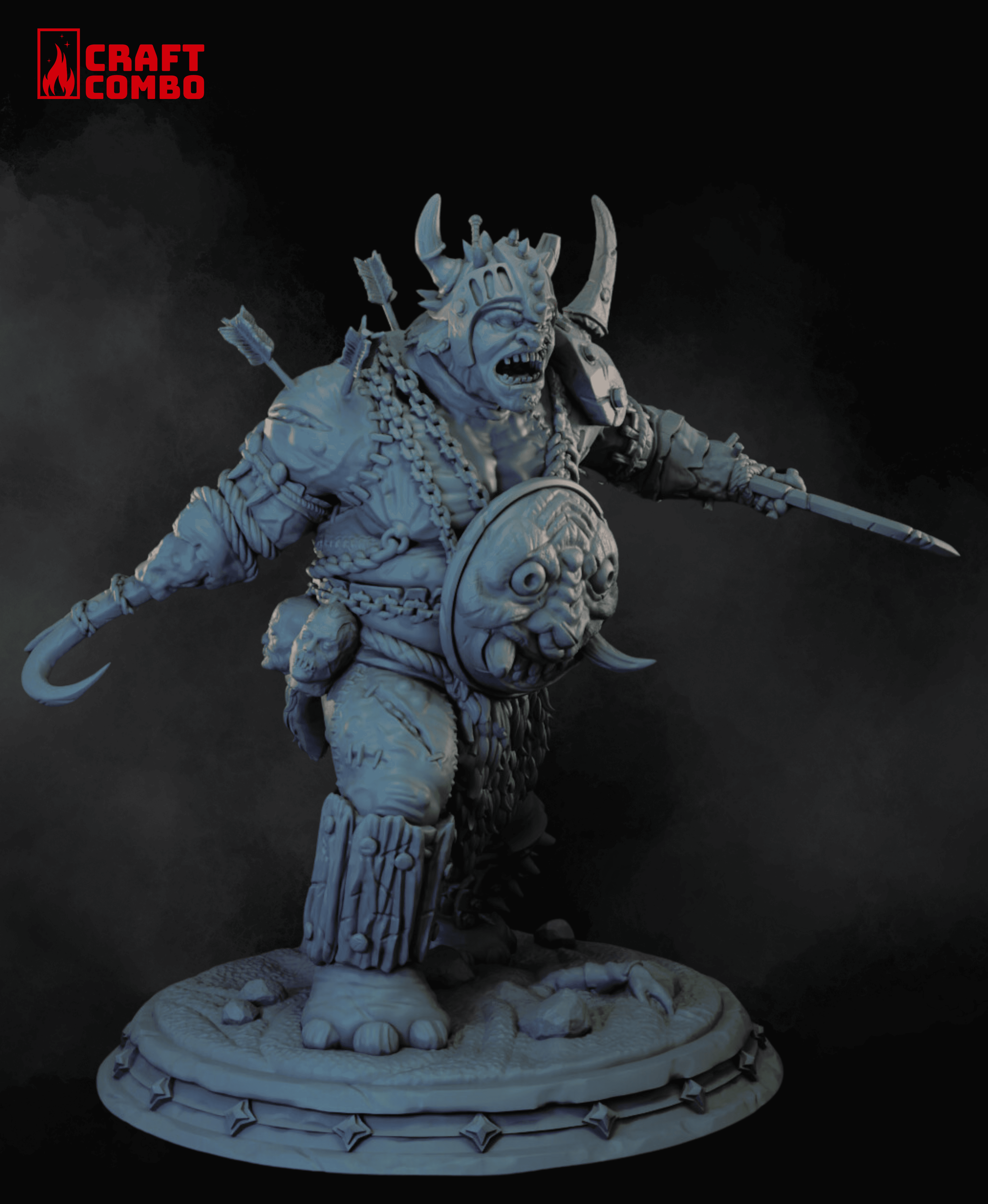 Ogre - D&D Miniature 3d model