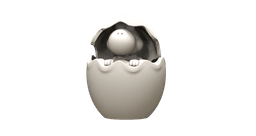 Yoshi Easter Egg 3d model