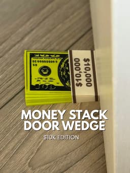 Money Stack Door Wedge - $10K Edition 3d model