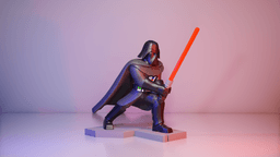 Darth Vader Multiparts! 3d model