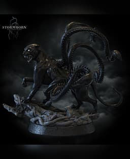 (32mm) Displacer Beast 3d model