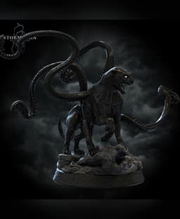 (32mm) Displacer Beast 3d model