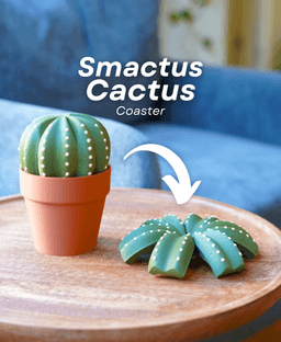 Smactus Cactus Coaster 3d model