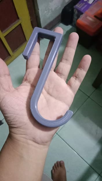 Customizable Door Hook 3d model