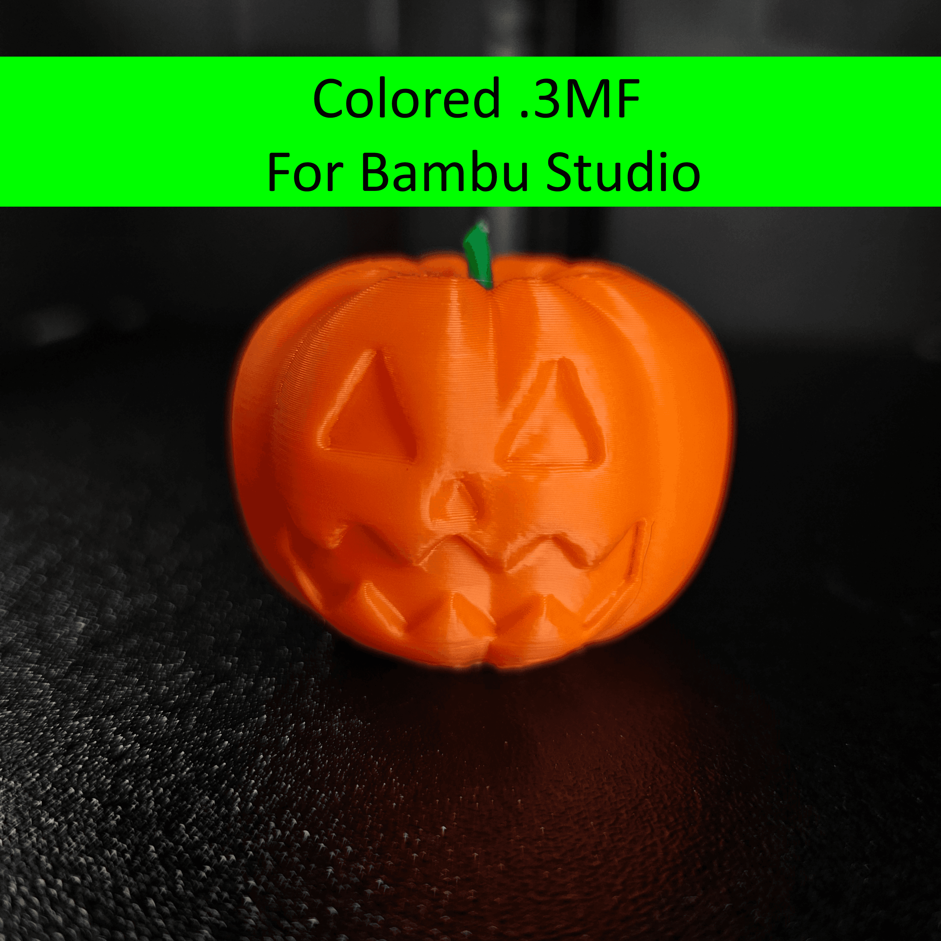 SpookyPumpkin_Colored.3mf 3d model