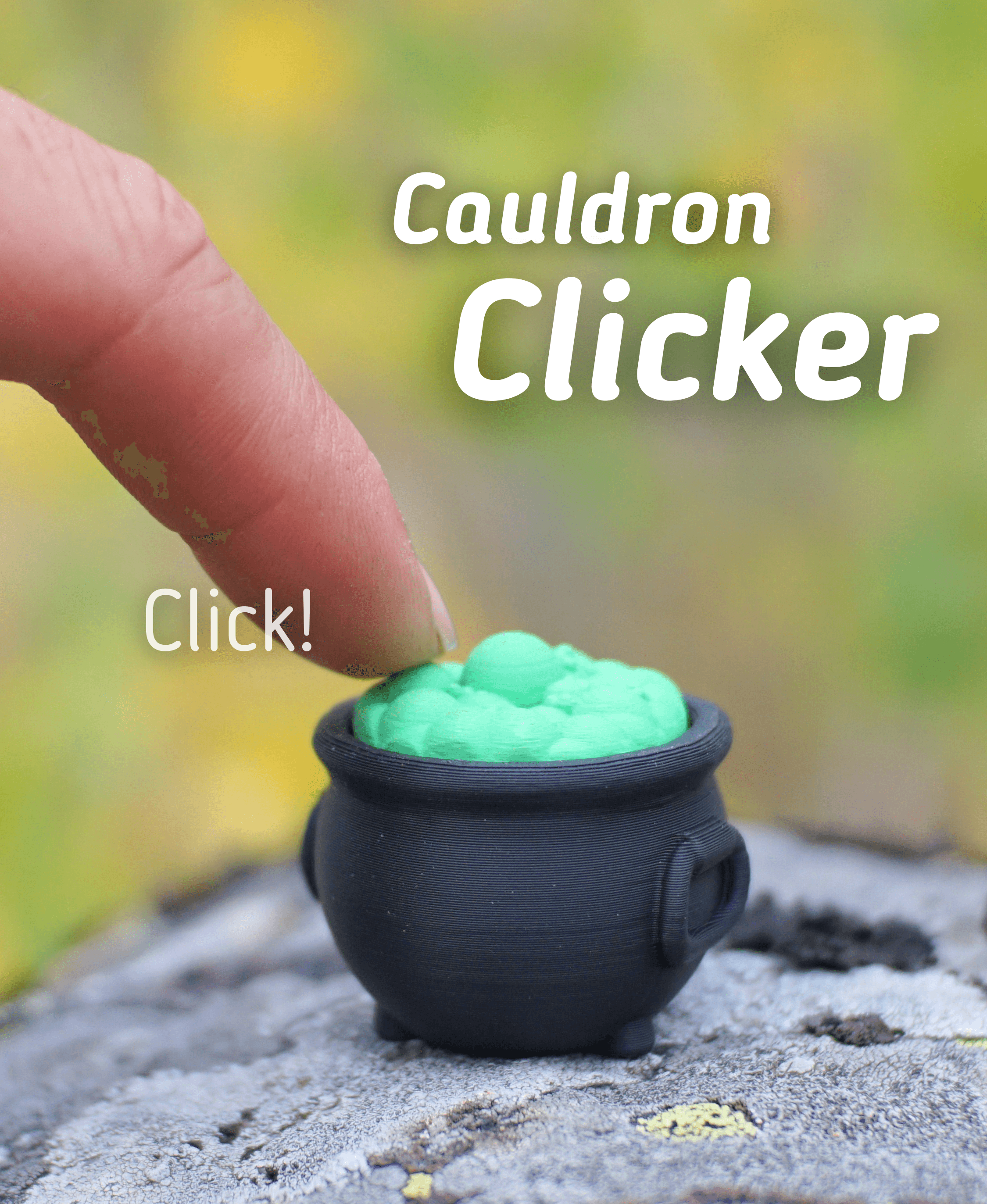 Cauldron Clicker - Fidget - Ludo 3d model