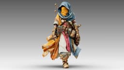 Patchwork Wanderer 3d model