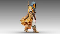 Patchwork Wanderer 3d model