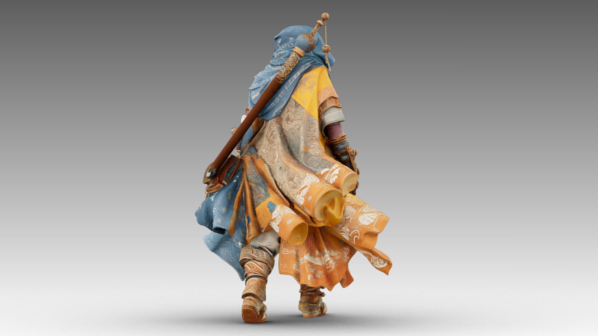 Patchwork Wanderer 3d model
