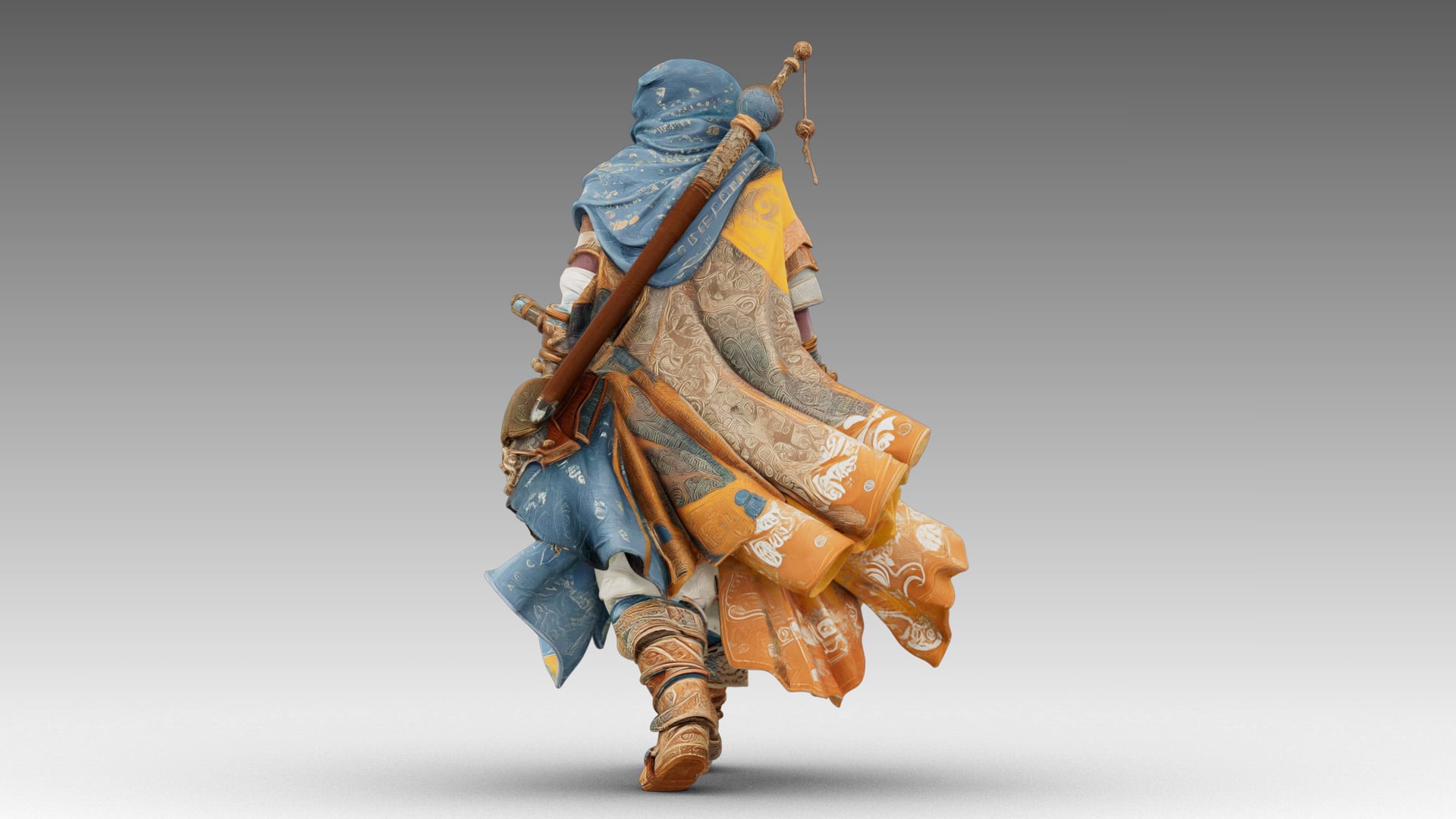 Patchwork Wanderer 3d model