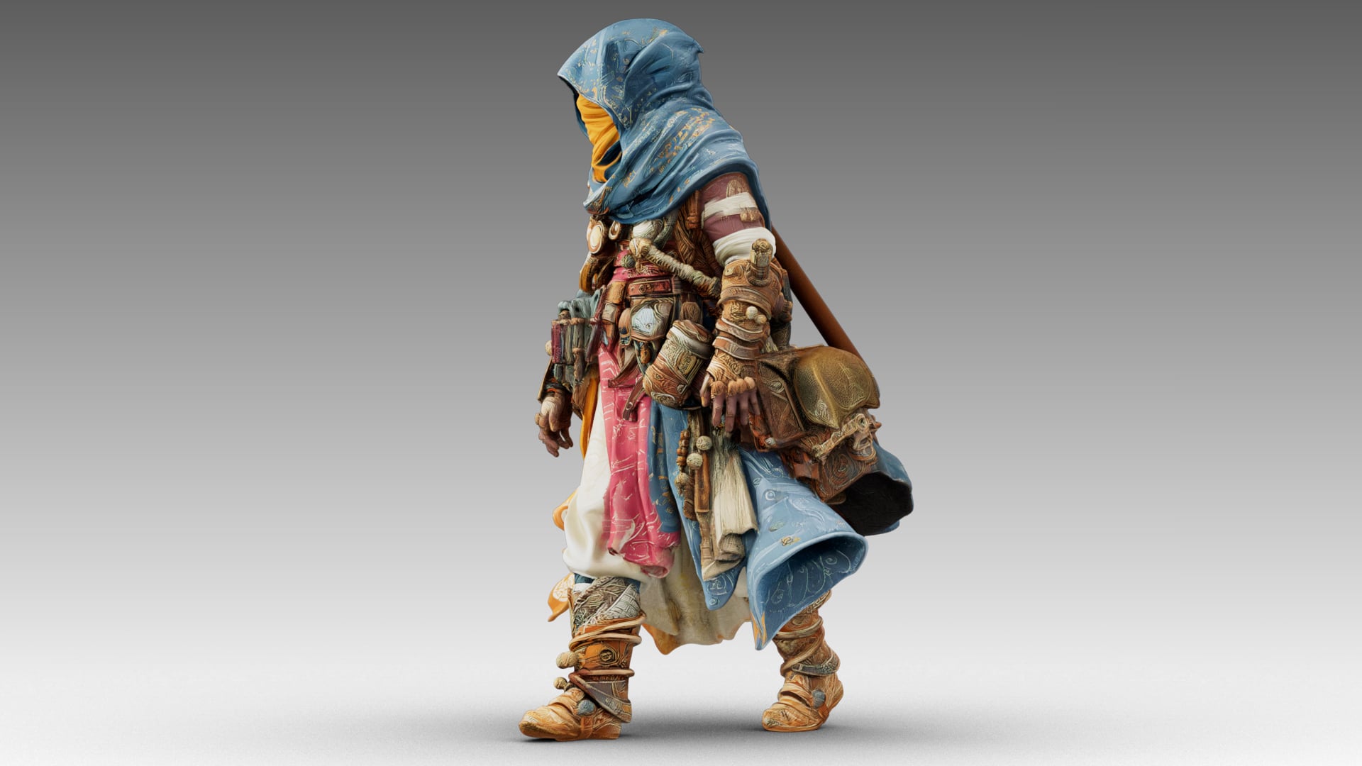 Patchwork Wanderer 3d model