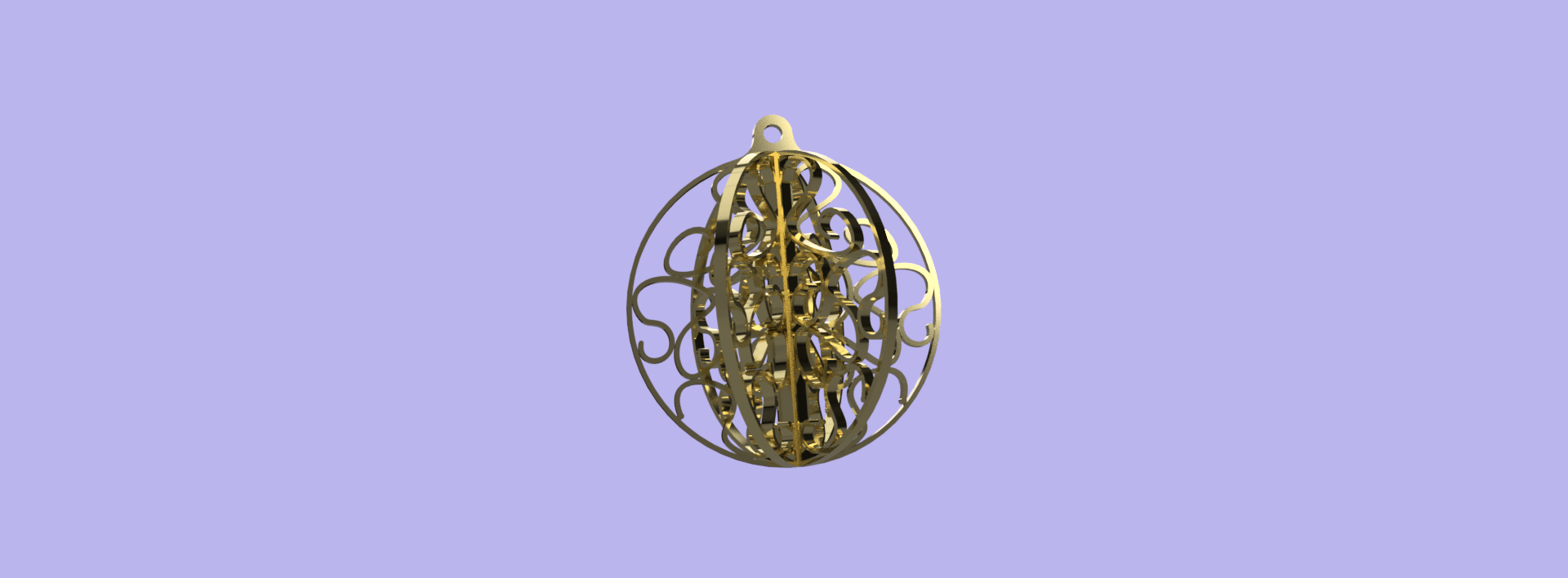 3DBISH Bauble Flake 3d model