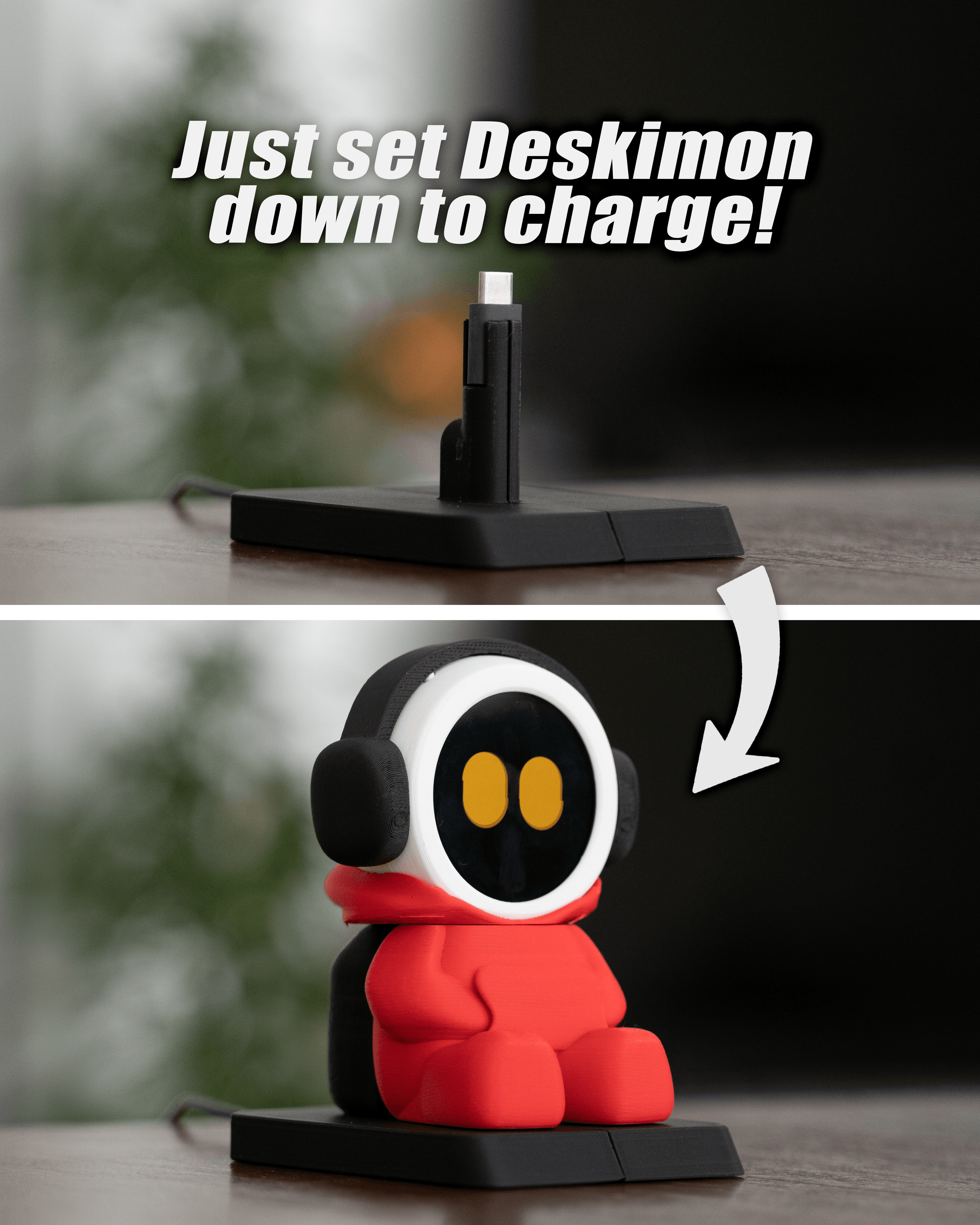Deskimon - Charging Dock 3d model