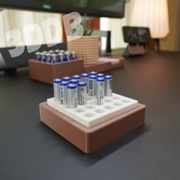 Battery Inserts - MagSquares 3d model
