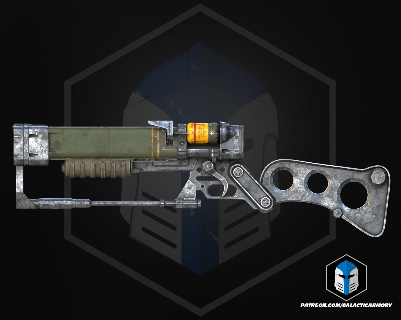 Laser Rifle - 3D Print Files 3d model