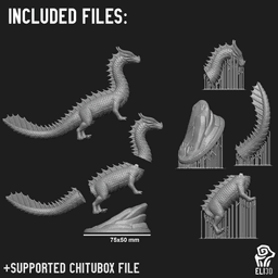Sea Dragons 3d model