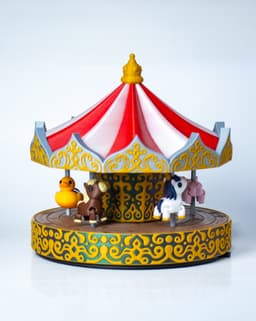 Carousel - Motorized merry go round 3d model
