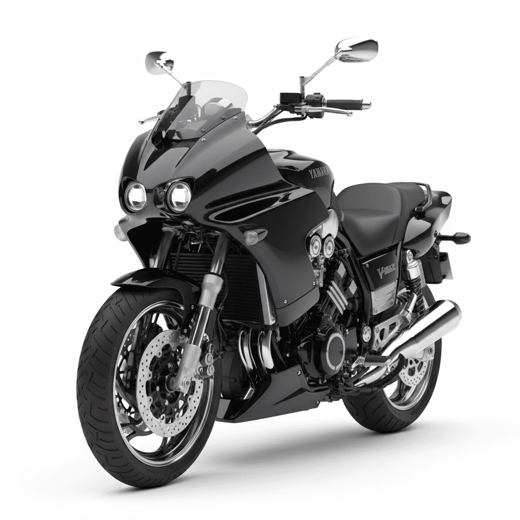 Yamaha V Max 1200 Muscle Motorcycle 3d model