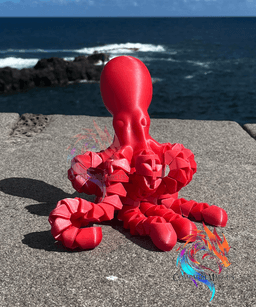 Flexi Octopus / no supports / 3mf included 3d model