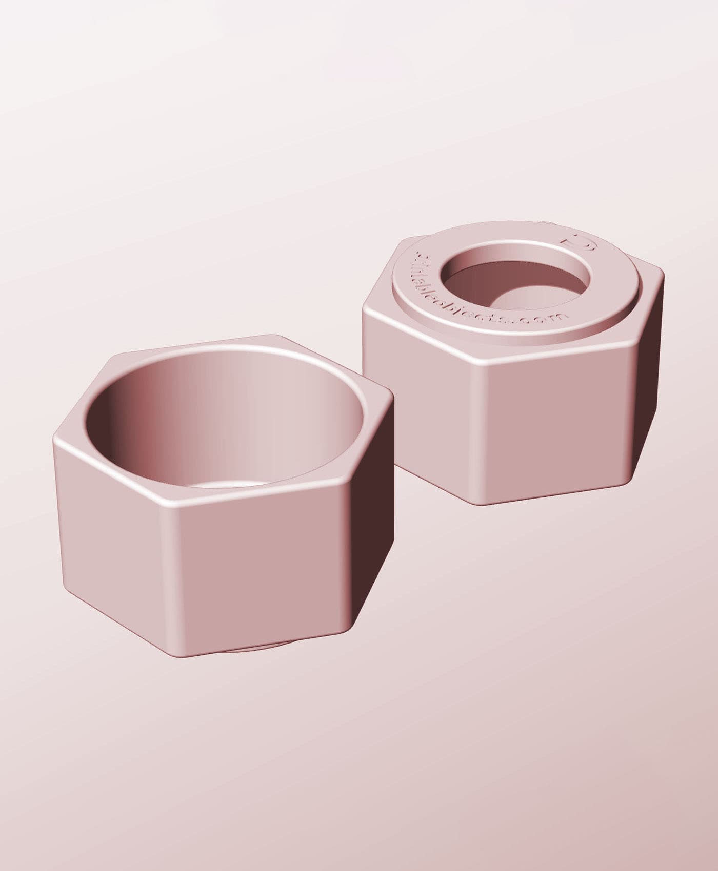 CH68-45-P Stacking pierced module bin for modern home decor 3d model