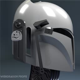 Ursa Wren Inspired Mandalorian Helmet 3d model