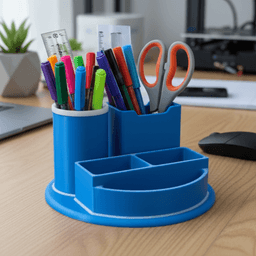 Modern Workspace Desktop Organizer 3d model