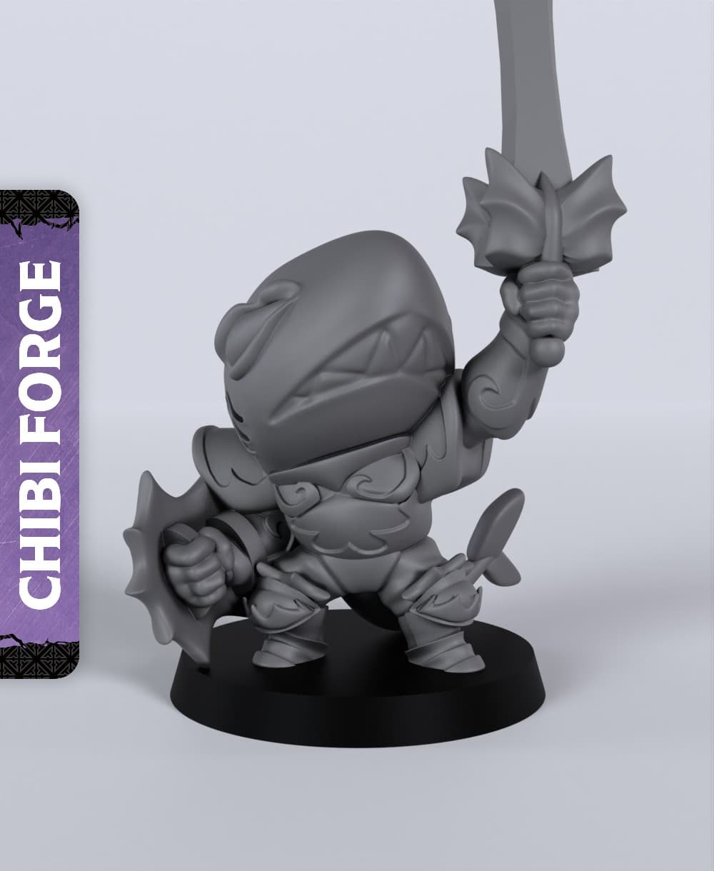 Sharkman Sword - With Free Dragon - 5e DnD Inspired for RPG and Wargamers 3d model
