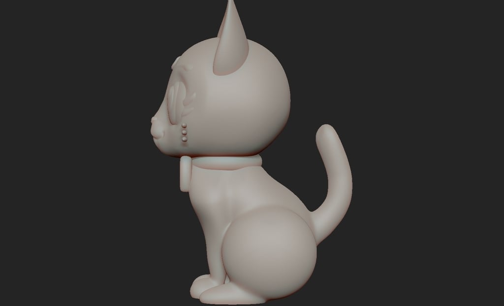 Sailor Moon Luna 3d model