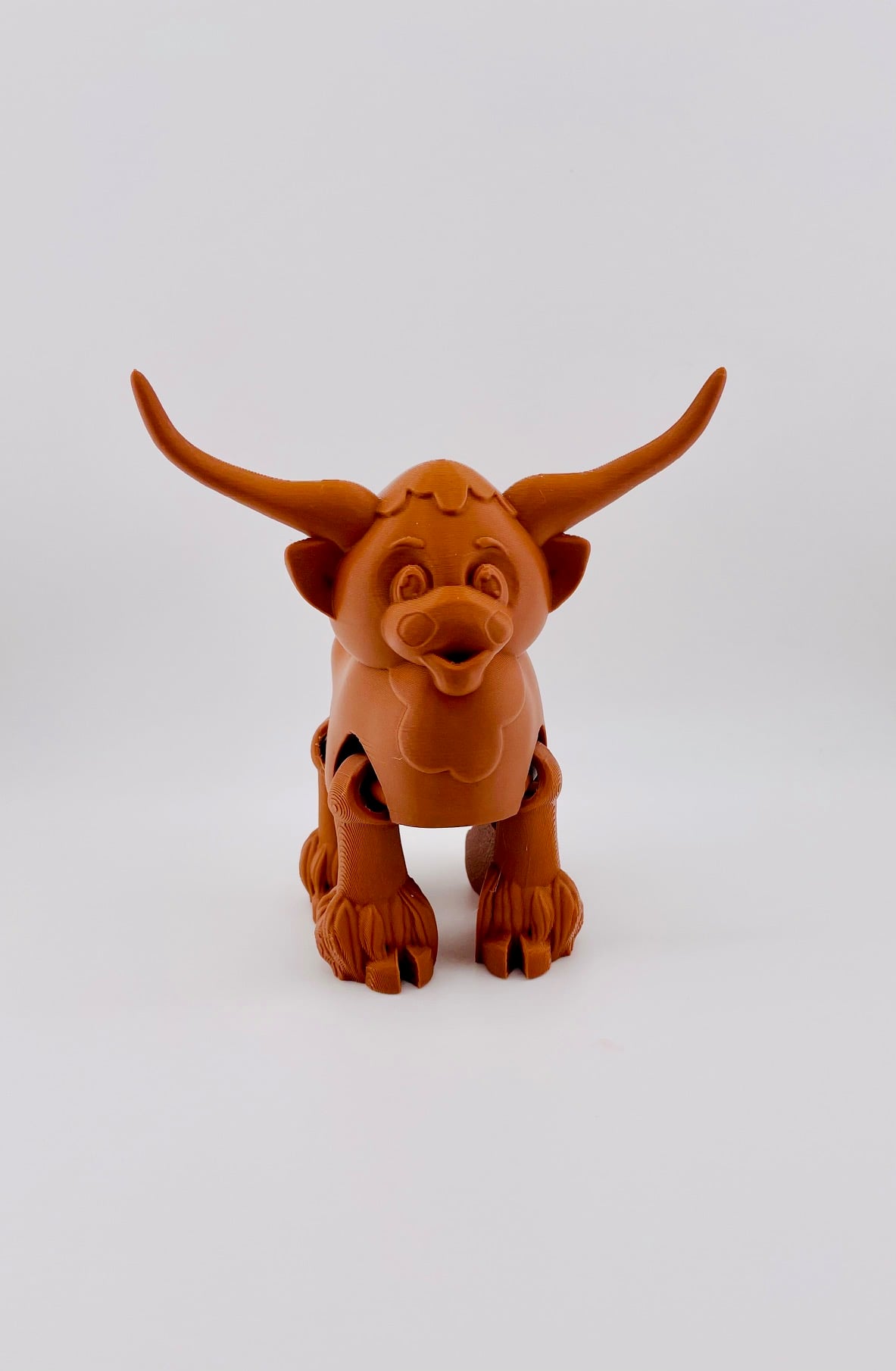 Longhorn Cow Flexi 3d model