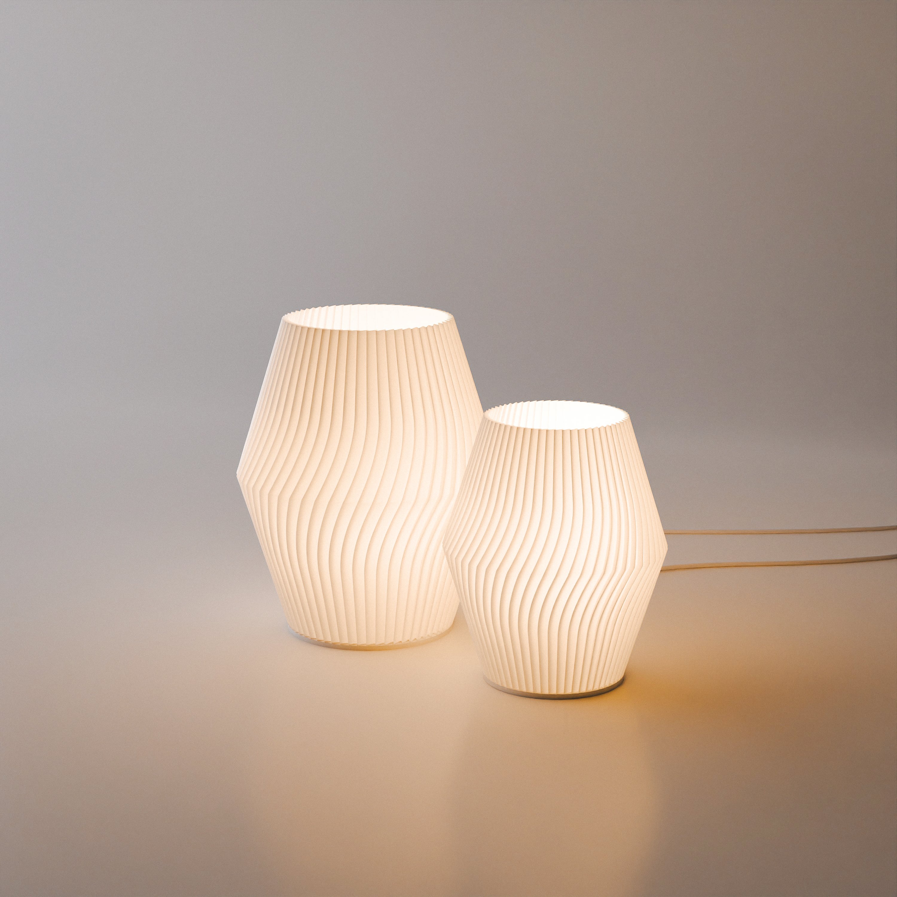 Strata Lamps Set 3d model