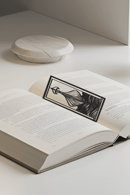 Ocean Bookmark, Gift Box 3d model
