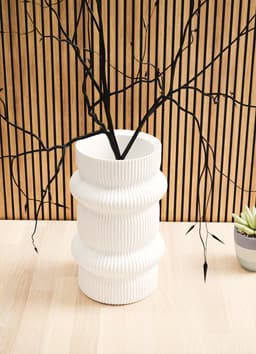 Contemporary Dried Flower Vase 3d model