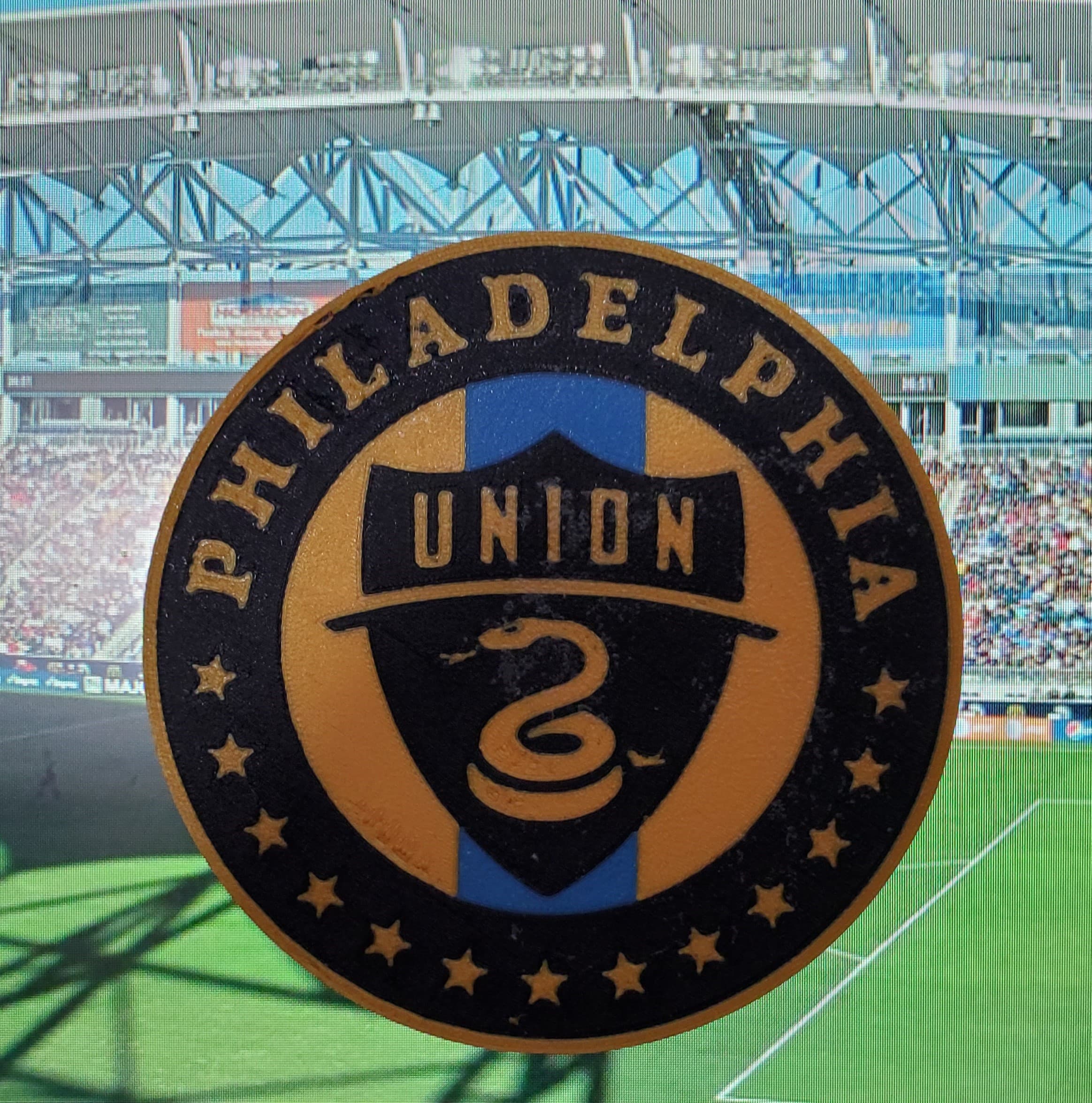 AMS / MMU Philadelphia Union coaster or plaque 3d model