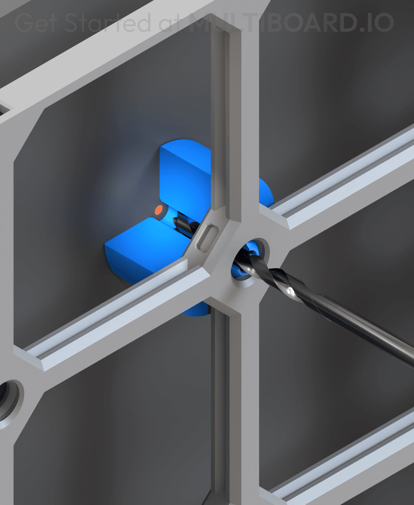 12.5 Offset - Small Hole Center Marking Tool 3d model