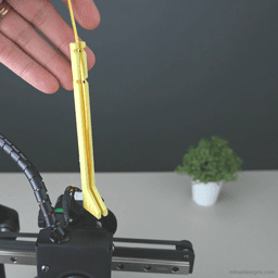 Extruder E-steps calibration tool - Extruder calibration tool. - 3d model