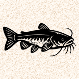 CATFISH-R Wall Art Home Decor 3d model