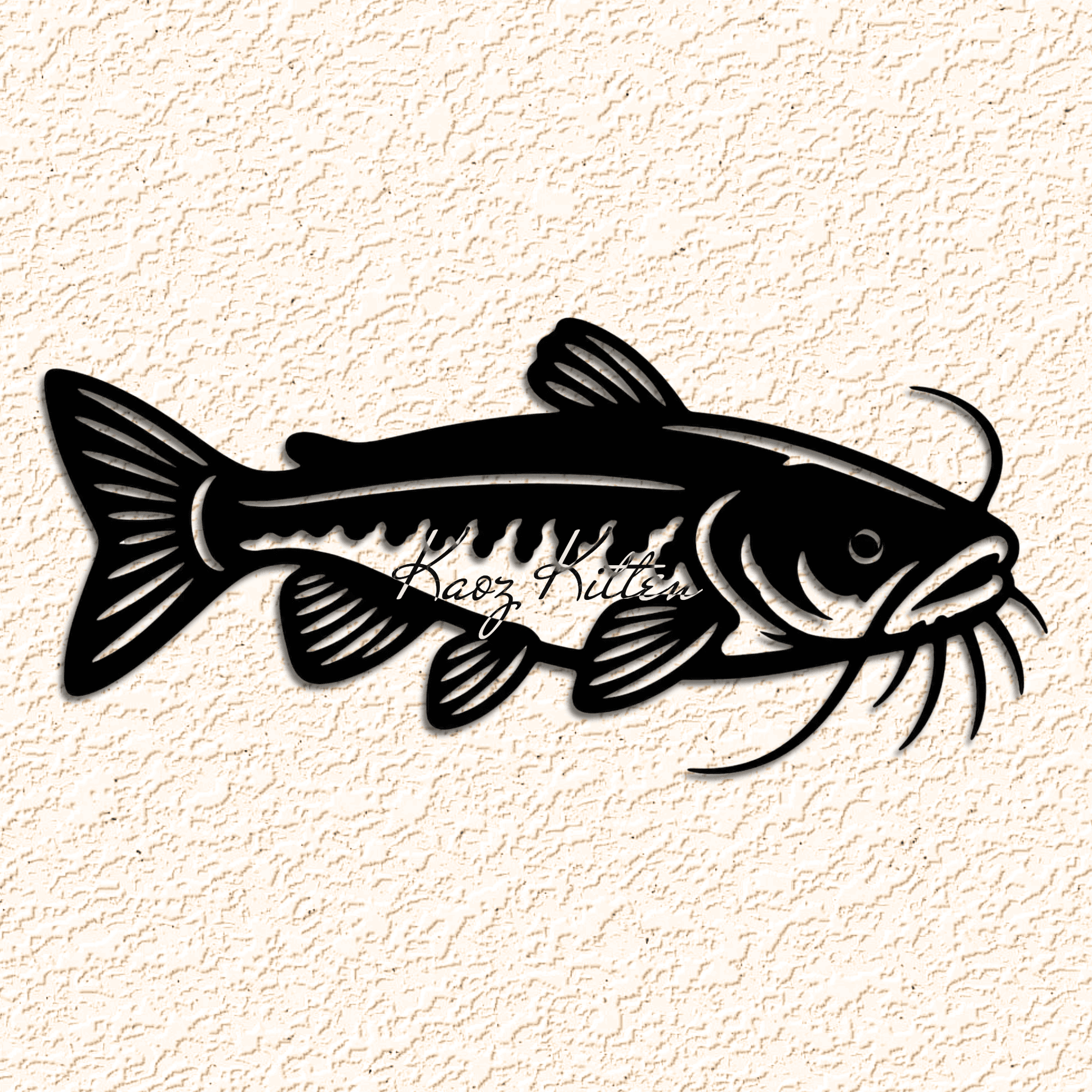 CATFISH-R Wall Art Home Decor 3d model