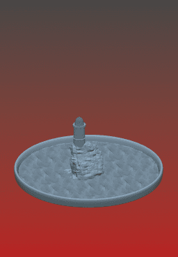 Attachable dice tower and dice tray: Lighthouse 3d model