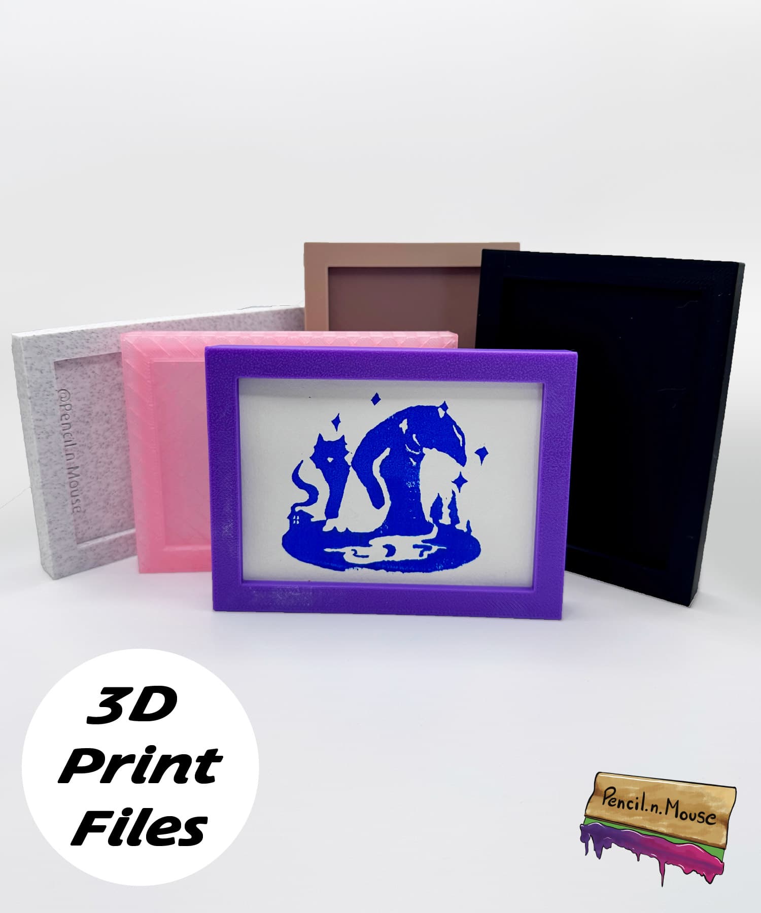 JR Picture Frame - Plain Edge 3d model