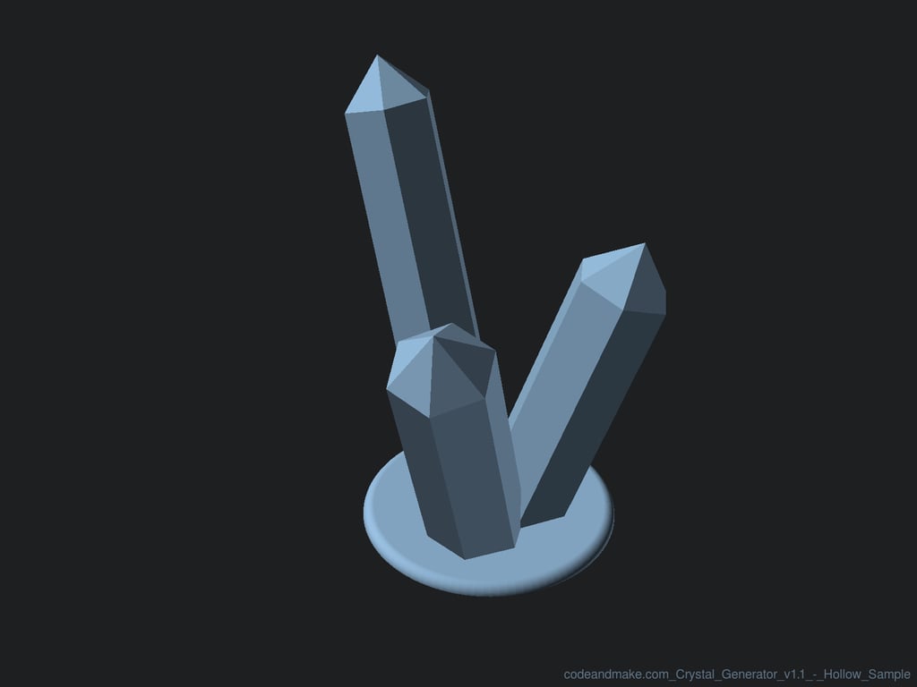Crystal Generator 3d model