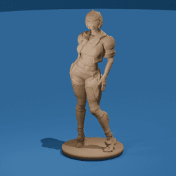 Futuristic Pilot 3d model