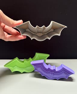 Bat Layered Fidget (2 sizes) 3d model