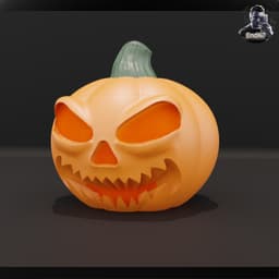 Pumpkin Container - Halloween 3d model