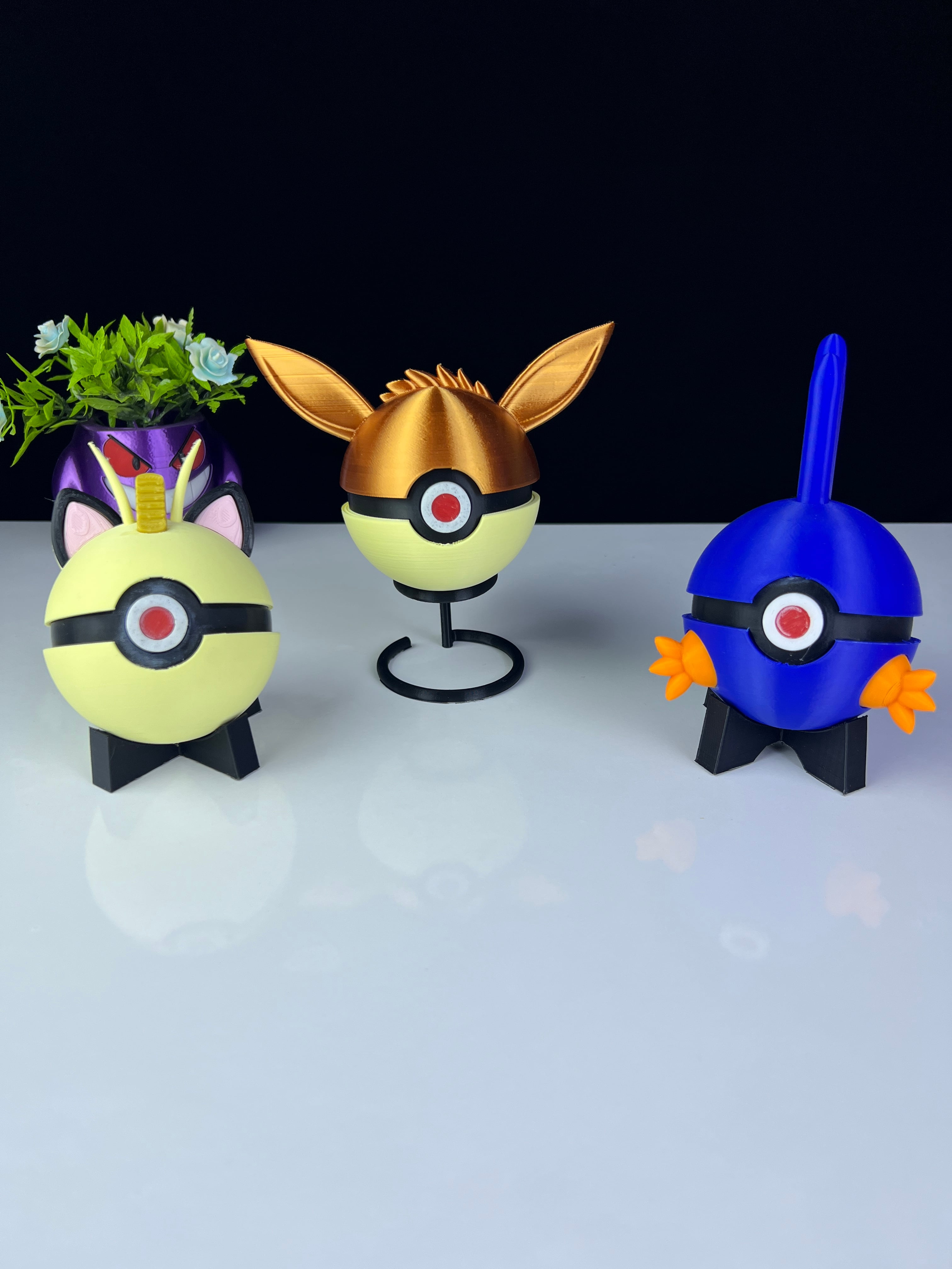 pokeball stand v2 3d model