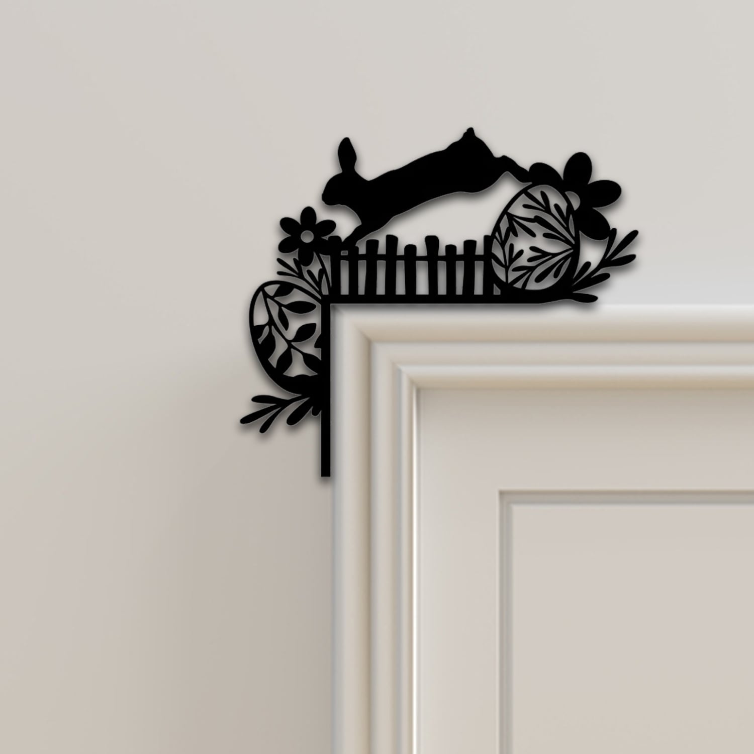 Rabbit Door Corner Decor 3d model