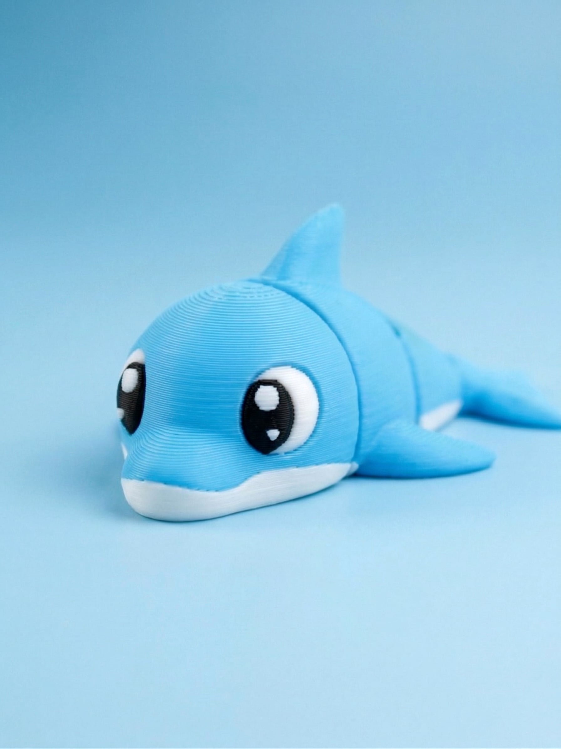 Flexi Dolphin - Toy/Keychain 3d model